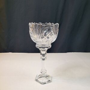 The Bombay Company Crystal Wellington Pedestal‎ Votive Candleholder